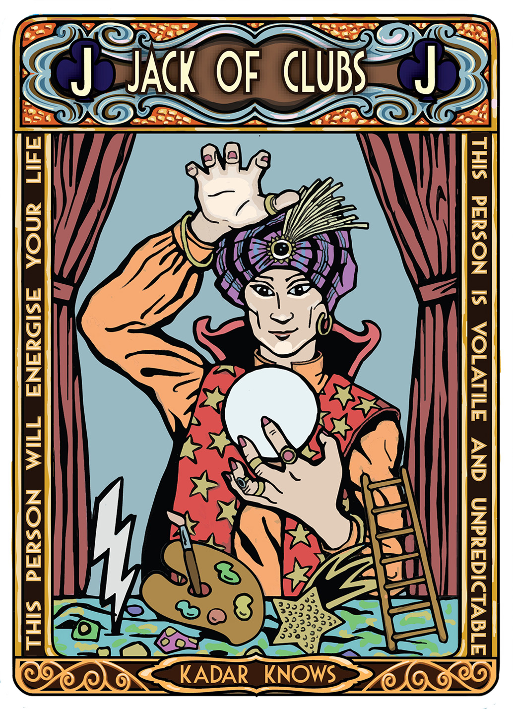 Jack of Clubs - Kadar Fortune Cards