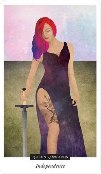 Queen of Swords - The Field Tarot