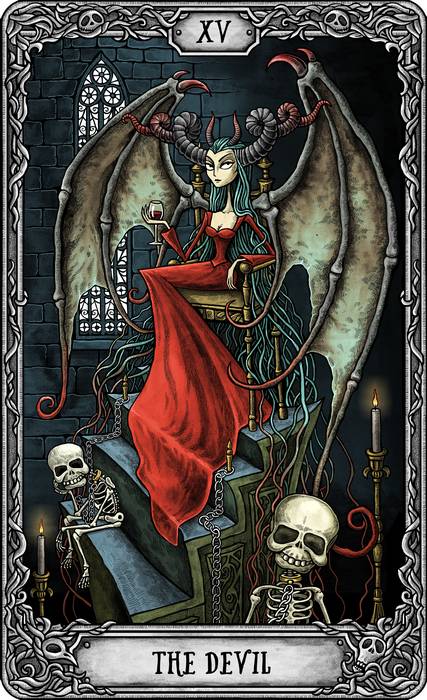 The Devil - The Dark Mansion Tarot
