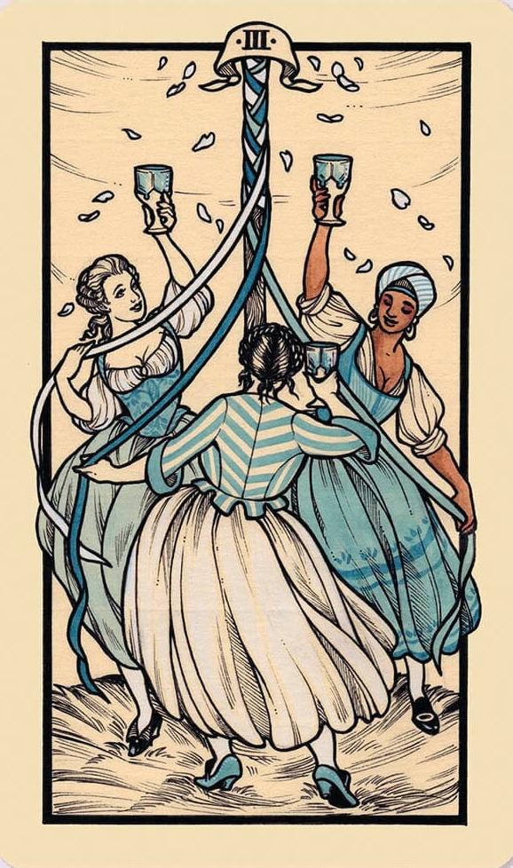 III of Cups - Fyodor Pavlov Tarot