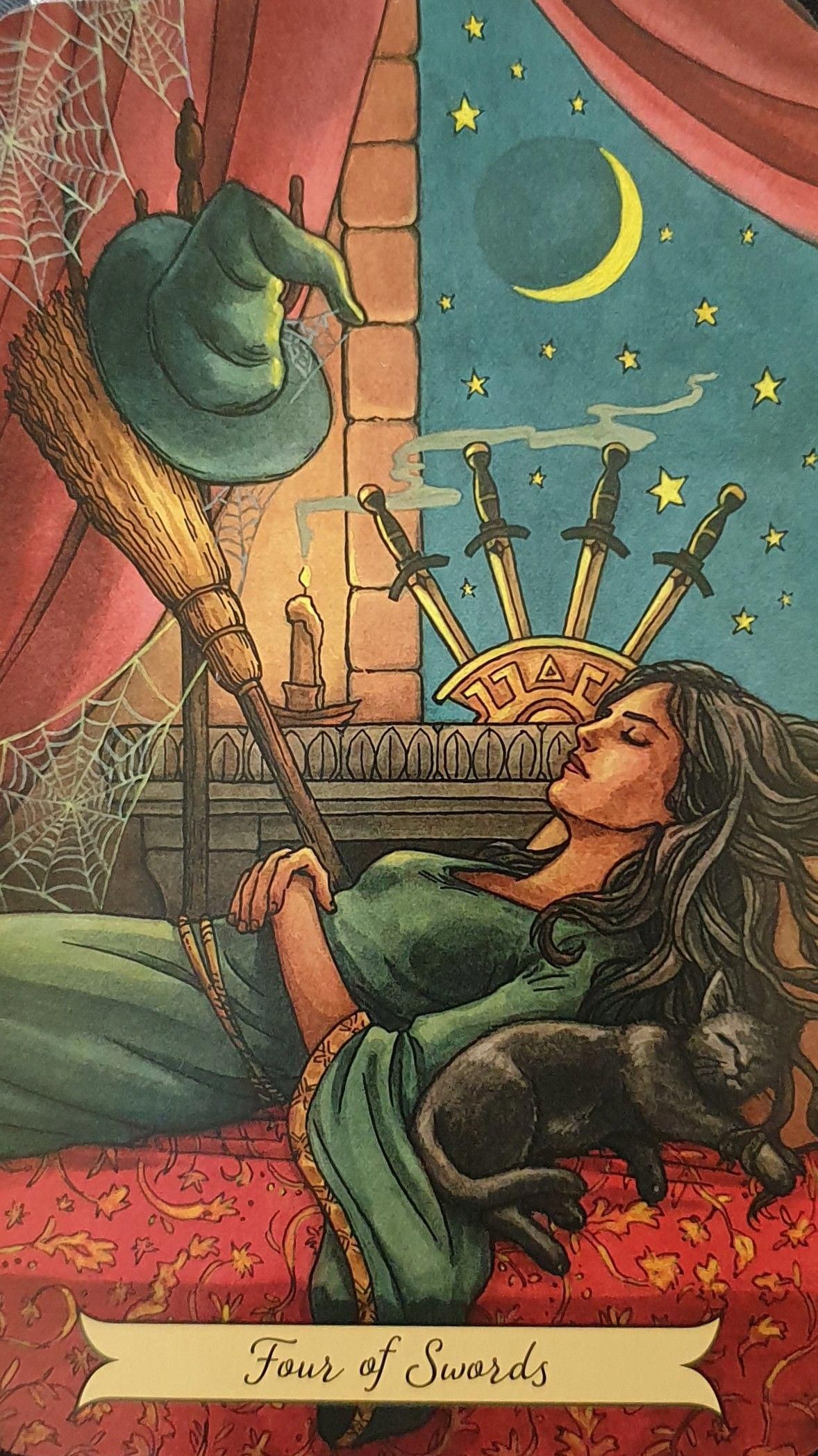 Four of Swords - Everyday Witch Tarot
