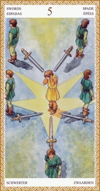 5 of Swords - Lo Scarabeo Tarot