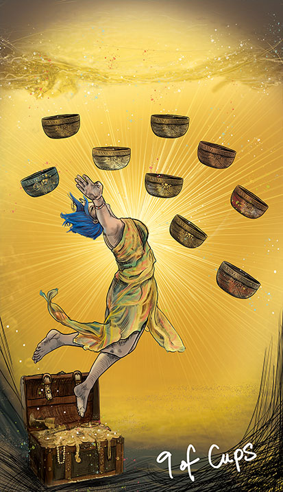 9 of Cups - Light Seer's Tarot
