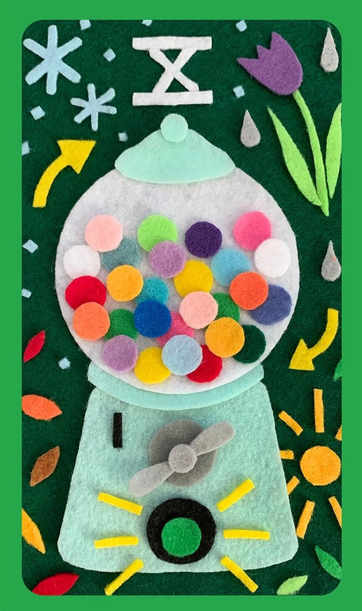 X - Craft Felt Tarot