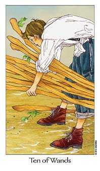 Ten of Wands - Dreaming Way Tarot