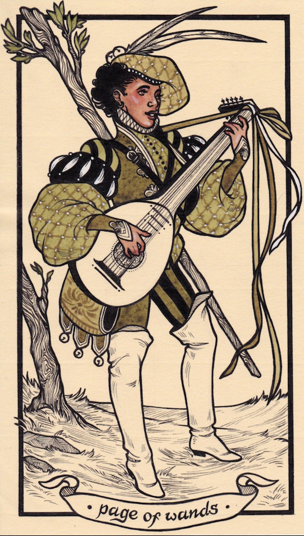 Page of Wands - Fyodor Pavlov Tarot
