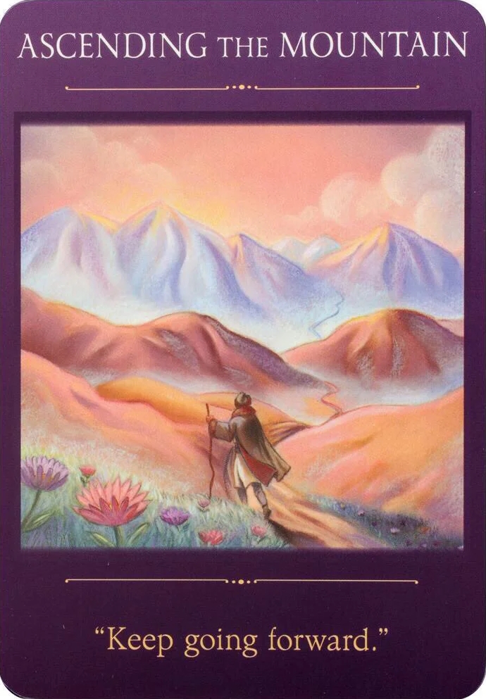 Ascending the Mountain - Sacred Traveler Oracle Cards