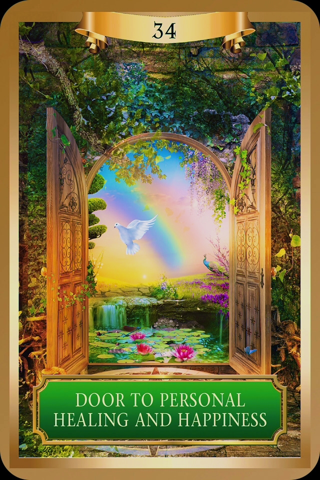34 Door to Personal Healing and Happiness - Energy Oracle Cards