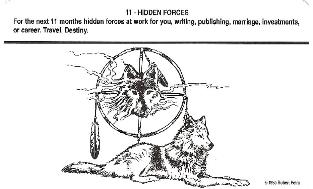 11 Hidden Forces - The Wolf Pack Tarot Deck